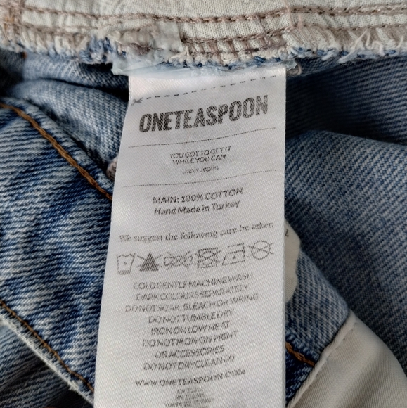 One Teaspoon Streetwalkers High Waist 80S Fit Denim Jeans Size 27 - Picture 6 of 13